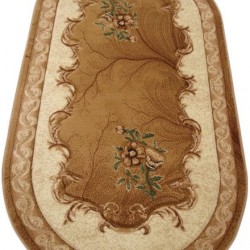 Синтетичний килим Hand Carving 0514 D.BEIGE - BROWN  - Висока якість за найкращою ціною в Україні